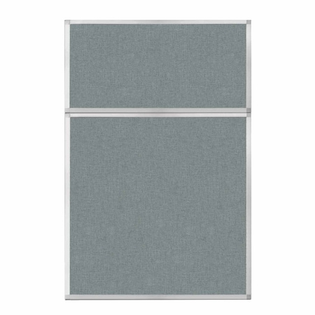 Versare Hush Panel Configurable Cubicle Partition 6' x 4' Sea Green Fabric 1850650
